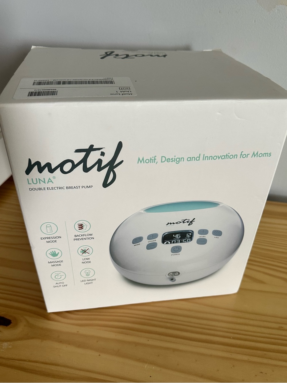Motif Luna double electric pump—New, Sealed